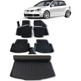 Wöller Volkswagen Golf 5 Paspas Bagaj Havuzu 2004 2008 Arası 3D Havuzlu Wöller - Siyah
