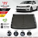 Wöller Volkswagen Golf 7 Bagaj Havuzu 2012 2020 Arası 3D Wöller Ultraflex Esnek - Siyah
