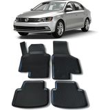 Wöller Volkswagen Jetta Paspas 2011 Sonrası 3D Havuzlu Wöller Paspas - Siyah