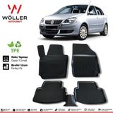 Wöller Volkswagen Polo 2002-2009 Arası Siyah 3D Havuzlu Paspas