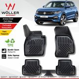Wöller Volkswagen T Cross Paspas 2022 2026 Arası Uyumlu 3d Havuzlu Paspas - Siyah