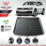 Wöller Volkswagen Tiguan Bagaj Havuzu 2016 - 2023 Arası Uyumlu 3D Ultralflex Esnek - Siyah