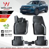 Wöller Volkswagen Tiguan Paspas 2024 Sonrası 3D Havuzlu Wöller Paspas - Siyah