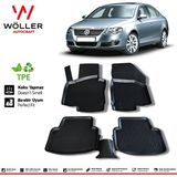 Wöller Vw Passat B6 Paspas 2005 2010 Arası 3D Havuzlu Wöller Paspas - Siyah