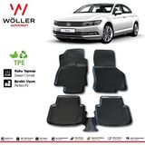 Wöller Vw Passat B8.5 Paspas 2019 Sonrası 3D Havuzlu Wöller Paspas - Siyah