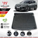 Wöller Yeni Citroen C5 Aircross Bagaj Havuzu 2025 Sonrası Uyumlu 3D Ultraflex Esnek - Siyah