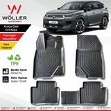 Wöller Yeni Citroen C5 Aircross Paspas 2025 Sonrası Uyumlu 3D Havuzlu Paspas - Siyah