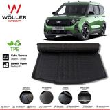 Wöller Yeni Ford Courier Bagaj Havuzu 2023 Sonrası 3D Wöller Ultraflex Esnek - Siyah