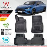 Wöller Yeni Mercedes Cla Paspas 2026 Sonrası Uyumlu Elektrikli 3D Havuzlu Paspas - Siyah