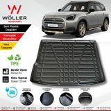 Wöller Yeni Mini Countryman E Bagaj Havuzu Elektrikli 2024 Sonrası Uyumlu 3D Ultraflex Esnek - Siyah