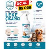 Wollex Evcil Hayvan Leke Çıkarıcı 500 ml | Kedi & Köpek Idrar, Kusmuk, Mama Lekesi ve Koku Giderici | Halı, Koltuk, Kumaş Temizleyici