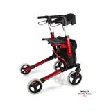 Wollex WG-R968 Kırmızı Alüminyum Tekerlekli Rolatör