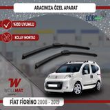 Wollmat Fiat Fiorino Silecek Takımı 2008 2019 Arası Uyumlu Silecek Takımı Araca Özel