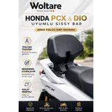 Woltare Honda PCX & Dio Uyumlu Sissy Bar Arka Yolcu Sırt Dayama