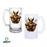 Wolverine Kulplu Bira Bardağı Buzlu Veya Şeffaf Seçenekli 0364