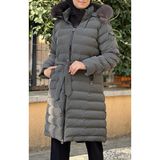 WOMANIA Ibıza Mont 18269 Kadife Antrasit - 42