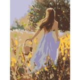 Womb Hobby Piknik Keyfi Boyama Seti 40X50 cm Tuvale Gerili - Standart
