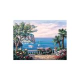 wombhobby Balkon Manzarası 2 Sayılarla Boyama Seti 80x100 Cm Çerçeveli (Kasnağa ) Gerili