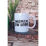 Women In Law Baskılı Avukat Hediyelik Baskılı Çay Kahve Sunum Kupa Bardak - Beyaz