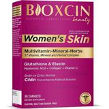 Women's Skin Tablet – Kolajen, Biotin, Glutatyon, Hyaluronik Asit ve Vitamin C Içeren Kadınlara Özel Cilt, Saç ve Tırnak Takviyesi – 30 Tablet - 1