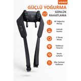 womidi Kablosuz Şarjlı 4D Boyun Ve Omuz Masaj Aleti Isıtmalı Yoğurmalı Ovmalı Gerçek El Hissi Derin Doku Shiatsu Cihazı