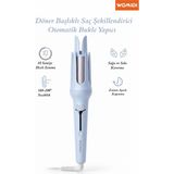 Womidi Otomatik Saç Maşası – Otomatik Bukle Yapıcı Saç Şekillendirici 10 Sn Hızlı Isınma , 170-220°C - Açık Mavi