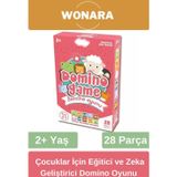 Wonara Eğitici Zeka Geliştirici Aile ile El-Göz Koordinasyonu Desteği Eğlenceli Domino Oyunu Seti