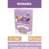 Wonara Eğitici Zeka Geliştirici Aile ile El-Göz Koordinasyonu Desteği Eğlenceli Hafıza Oyun Seti