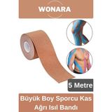 Wonara Geniş Boyutlu Hızlı Sonuç Veren Kas Eklem Bel Bacak Sırt Omuz Kalça Sporcu Ağrı Kesici Isıl Bandı - Standart - Çok Renkli
