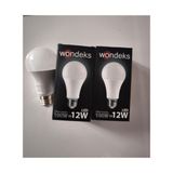 Wondeks 12W LED Ampul (Beyaz)E 27 Duy - 2'li