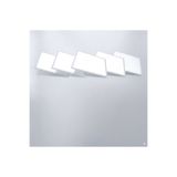 WONDEKS 60x60 Sıva Altı LED Panel 4000K Backlight LED Panel Armatür 5'li Paket