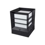 WONDEKS Full Reyon Modern Izgaralı Set Üstü Armatür, Panjurlu Küp Aplik, Bahçe Duvar Apliği