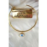 WONDER TOUCH Choker Göz Kolye,choker Nazar Kolye,altın Kaplama Tel Tasma Kolye,özel Tasarım