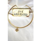 WONDER TOUCH Choker Göz Kolye,zirkon Taşlı Antik Göz Kolye,tel Choker Tasma Kolye,altın Kaplama