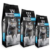 Wonder White Actif Karbonlu İnce Taneli Topaklanan Kedi Kumu 10 Kg