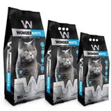 Wonder White Aktif Karbonlu İnce Taneli Topaklanan Kedi Kumu, 10 kg