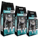 Wonder White Marsilya Sabun Kokulu İnce Taneli Topaklanan 10 kg Kedi Kumu