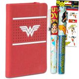 Wonder Woman Yetişkinler için Kırtasiye Seti - Wonder Woman Mini Dergisi, Not Kartları, Kalemler ve Çıkartmalar ile Paket | Wonder Woman Ofis Malzemeleri