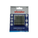 Wonder Yıldız Pozi Düz Bits Uç Seti 50 mm 8'li (Ph0,ph1,ph2,ph3,pz1,pz2,sl5,sl6)