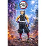 Wonderful Life Demon Slayer Tengen Uzui Figür 19 cm Kimetsu No Yaiba Koleksiyon Pvc Anime Karakter Oyuncak