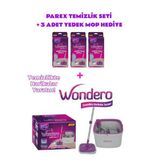 Wondero Otomatik Temizlik Seti - 3 Adet Yedek Mop