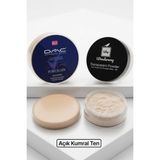 Wonderway Yoğun Kapatıcı Porselen Fondöten & Transparan Pudra Set No:1 Açık Kumral Ten Sünger ve Göz Kalemi ile