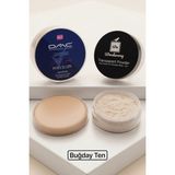 Wonderway Yoğun Kapatıcı Porselen Fondöten & Transparan Pudra Set No:2 Buğday Ten Sünger ve Göz Kalemi ile