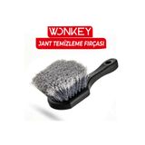 Wonkey Araba Jant Fırçası ve Davlumbaz Fırçası, Yumuşak Kıllı Çizmez Oto Jant Temizleme Fırçası, Lastik ve Tekerlek Yuvası İçin Araç Lastiği Yıkama Fırçası