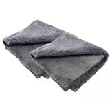 Wonkey - Oto Pasta Cila Parlatma Bezi, Mikrofiber Peluş Araba Temizlik Cilalama Bezi, Kenarsız Kesim Araba Detaylandırma Havlusu, Araç Polish Ve Seramik Kaplama İçin Kenarsız Havlu | 40X40 Cm