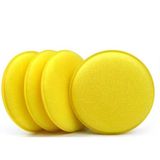 Wonkey - Oto Pasta Cila Wax Pedi Süngeri , Araba Ve Torpido Parlatma Ve Temizleme Aplikatörü , Polisaj Süngeri, Deri Koltuk Parlatma , Araç Boya Parlatma Ve Wax Uygulama Pedi 4 Adet