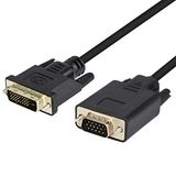 Wonlyus DVI - VGA Kablosu, DVI-D 24+1 - VGA 3,3 Ayak Kablosu Erkek - Erkek Altın Kaplama Kablo, Bilgisayar, PC Ana Bilgisayar, Dizüstü Bilgisayar, Ekran Kartı HDTV, LG HP Dell Monitör, Ekran ve Projektör için