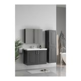 Wons Bathroom Londra 80 cm Antrasit Banyo Dolabı