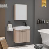 Wons Berlin 60 cm Kapuçino Banyo Dolabı
