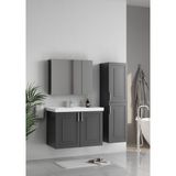Wons Londra 80 cm Antrasit Banyo Dolabı